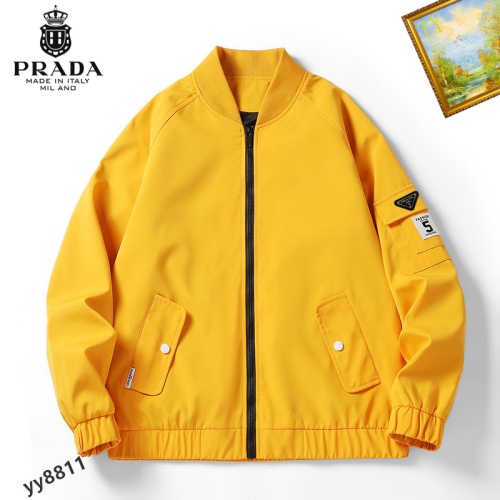 Prada New Jackets Long Sleeved For Men #1061684 $60.00 USD, Wholesale Replica Prada New Jackets