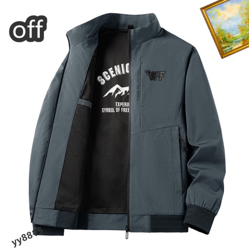 Off-White Jackets Long Sleeved For Men #1061689 $60.00 USD, Wholesale Replica Off-White Jackets