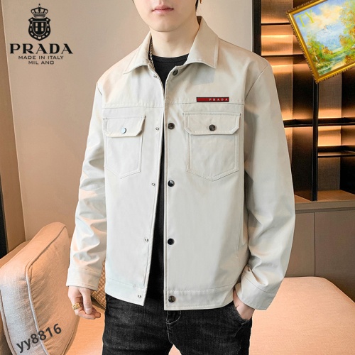 Replica Prada New Jackets Long Sleeved For Men #1061697 $60.00 USD for Wholesale