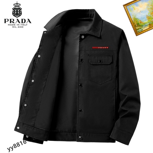 Prada New Jackets Long Sleeved For Men #1061699 $60.00 USD, Wholesale Replica Prada Jackets