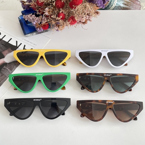 Replica Off-White AAA Quality Sunglasses #1062038 $64.00 USD for Wholesale