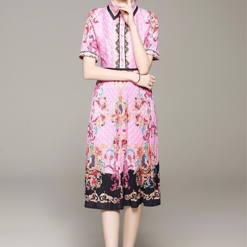 Replica Valentino Dresses Short Sleeved For Women #1062184 $60.00 USD for Wholesale