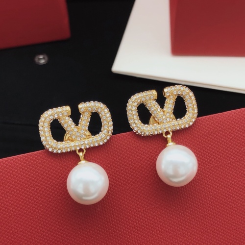Replica Valentino Earrings For Women #1062203 $27.00 USD for Wholesale