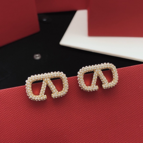 Replica Valentino Earrings For Women #1062208 $32.00 USD for Wholesale