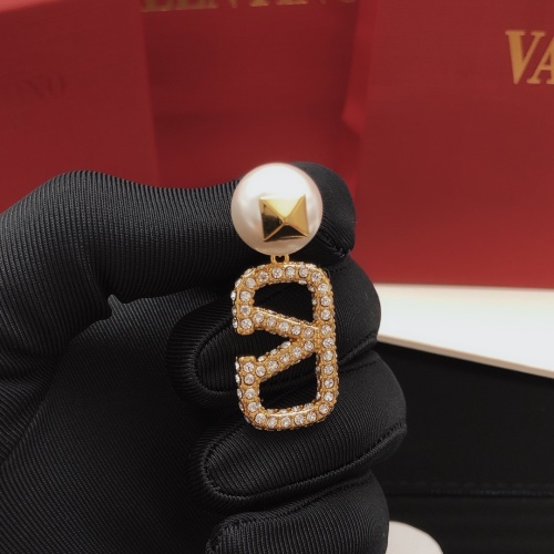 Replica Valentino Earrings For Women #1062218 $32.00 USD for Wholesale