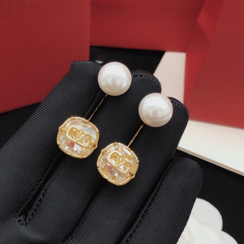 Replica Valentino Earrings For Women #1062242 $32.00 USD for Wholesale