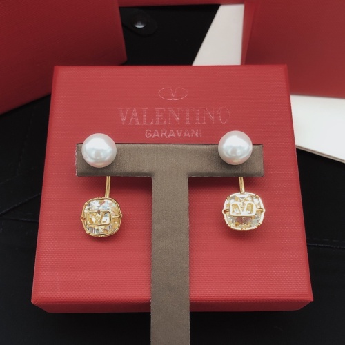 Replica Valentino Earrings For Women #1062242 $32.00 USD for Wholesale