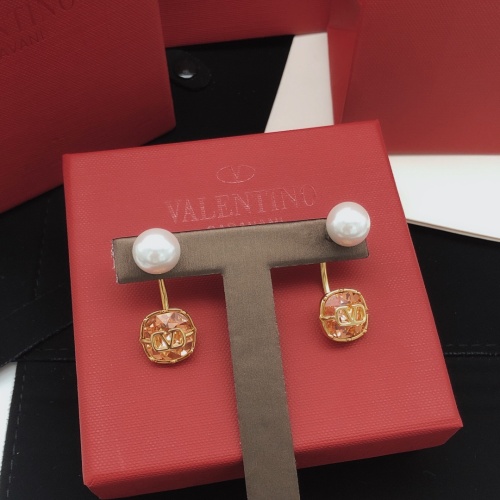 Replica Valentino Earrings For Women #1062243 $32.00 USD for Wholesale