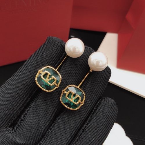 Replica Valentino Earrings For Women #1062244 $32.00 USD for Wholesale