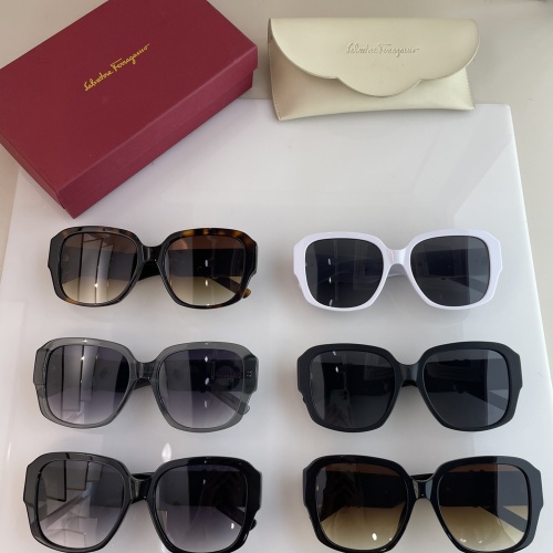 Replica Salvatore Ferragamo AAA Quality Sunglasses #1062273 $56.00 USD for Wholesale