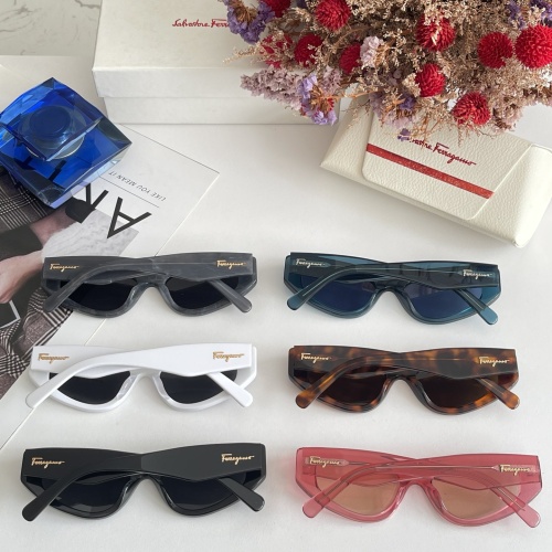 Replica Salvatore Ferragamo AAA Quality Sunglasses #1062280 $60.00 USD for Wholesale