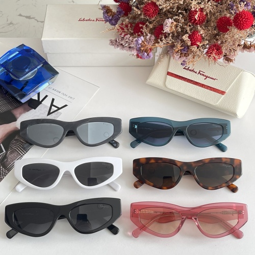 Replica Salvatore Ferragamo AAA Quality Sunglasses #1062283 $60.00 USD for Wholesale