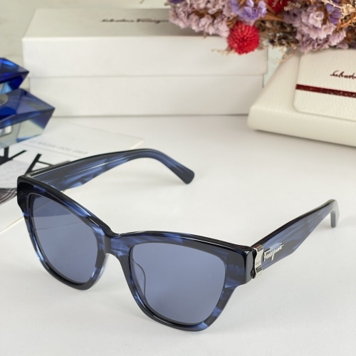 Salvatore Ferragamo AAA Quality Sunglasses #1062285 $60.00 USD, Wholesale Replica Salvatore Ferragamo AAA Quality Sunglasses