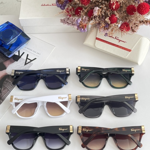 Replica Salvatore Ferragamo AAA Quality Sunglasses #1062285 $60.00 USD for Wholesale