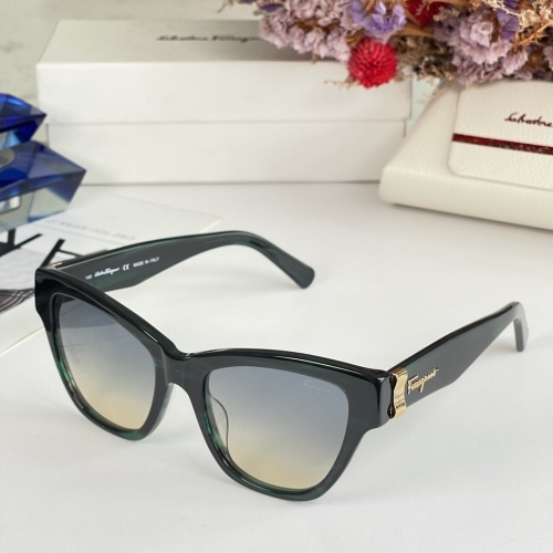 Salvatore Ferragamo AAA Quality Sunglasses #1062290 $60.00 USD, Wholesale Replica Salvatore Ferragamo AAA Quality Sunglasses
