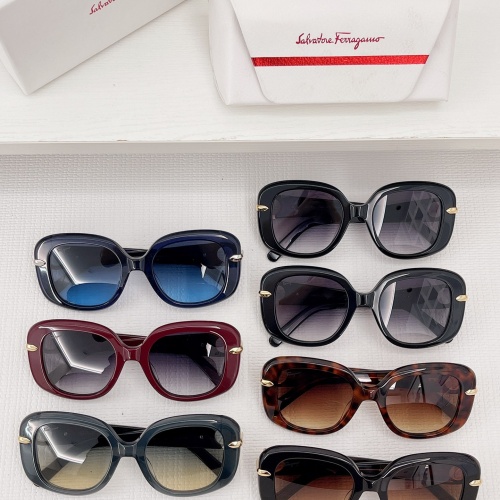 Replica Salvatore Ferragamo AAA Quality Sunglasses #1062296 $60.00 USD for Wholesale
