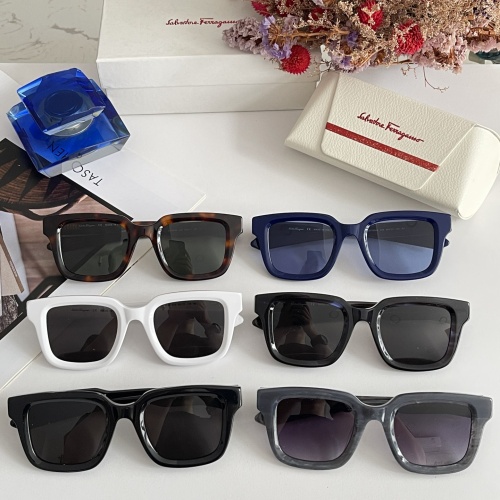 Replica Salvatore Ferragamo AAA Quality Sunglasses #1062303 $64.00 USD for Wholesale