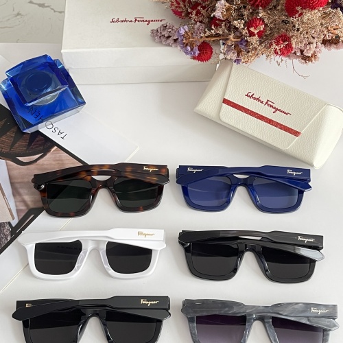Replica Salvatore Ferragamo AAA Quality Sunglasses #1062303 $64.00 USD for Wholesale