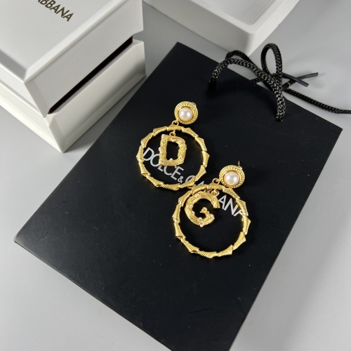 Replica Dolce & Gabbana D&G Earrings For Women #1062382 $39.00 USD for Wholesale