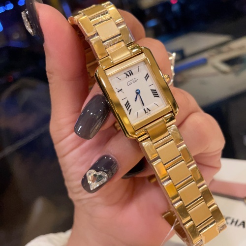 Replica Cartier AAA Quality Watches For Women #1062732 $125.00 USD for Wholesale