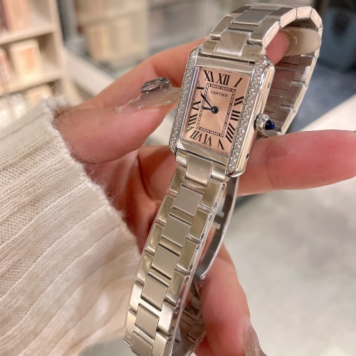 Replica Cartier AAA Quality Watches For Women #1062735 $132.00 USD for Wholesale