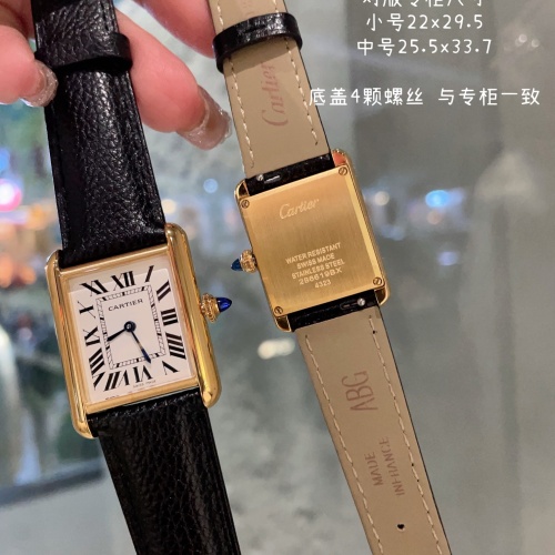 Replica Cartier AAA Quality Watches For Unisex #1062739 $130.00 USD for Wholesale