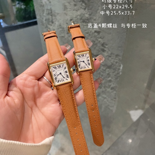 Replica Cartier AAA Quality Watches For Unisex #1062740 $130.00 USD for Wholesale