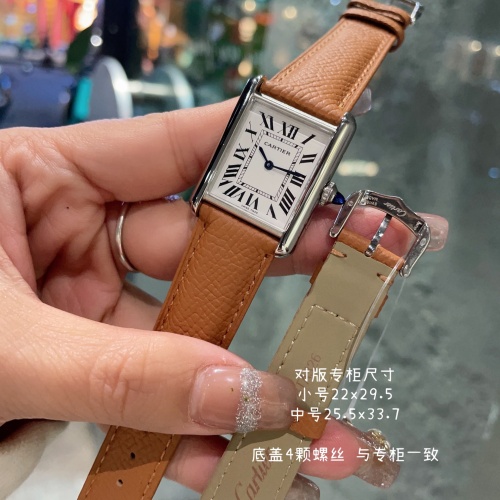 Replica Cartier AAA Quality Watches For Unisex #1062744 $122.00 USD for Wholesale