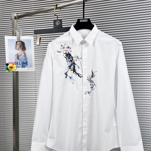 Givenchy Shirts Long Sleeved For Men #1063077