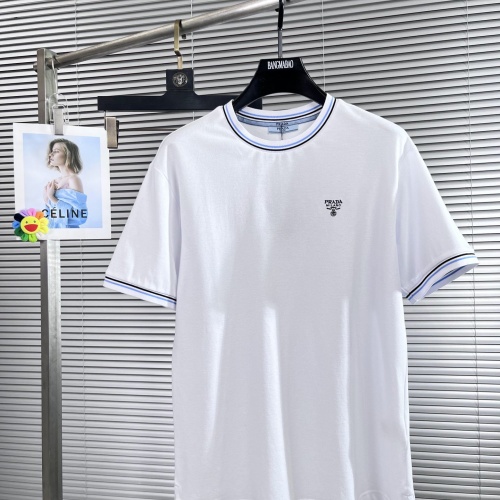 Prada T-Shirts Short Sleeved For Men #1063135 $56.00 USD, Wholesale Replica Prada T-Shirts