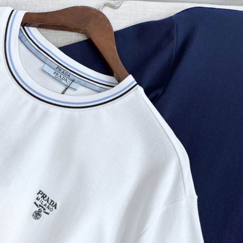 Replica Prada T-Shirts Short Sleeved For Men #1063135 $56.00 USD for Wholesale