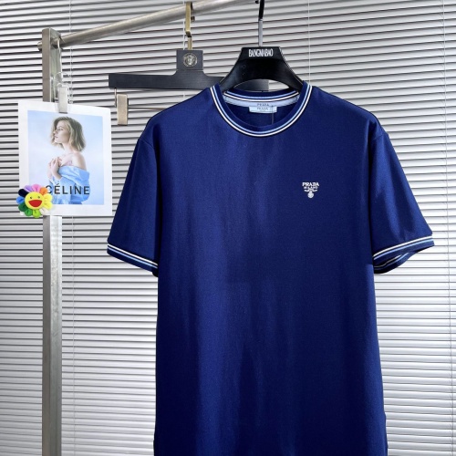 Prada T-Shirts Short Sleeved For Men #1063136