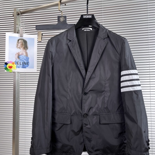 Thom Browne Jackets Long Sleeved For Men #1063262 $108.00 USD, Wholesale Replica Thom Browne Jackets