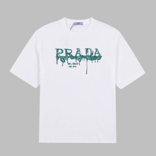 Prada T-Shirts Short Sleeved For Unisex #1063381