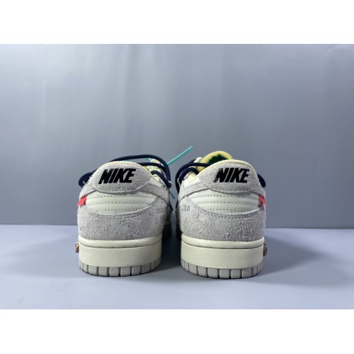 Replica Nike & Off-White Dunk-Low For Women #1063587 $108.00 USD for Wholesale