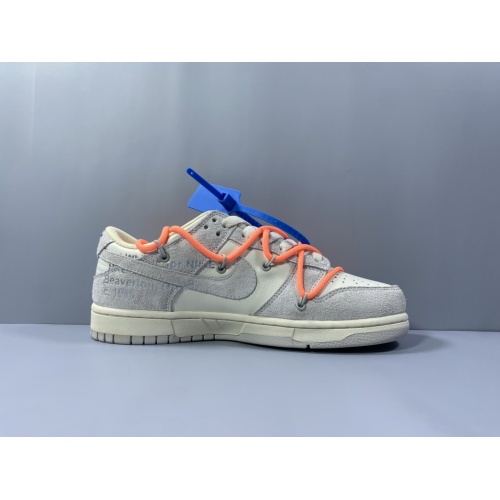 Replica Nike & Off-White Dunk-Low For Women #1063591 $108.00 USD for Wholesale
