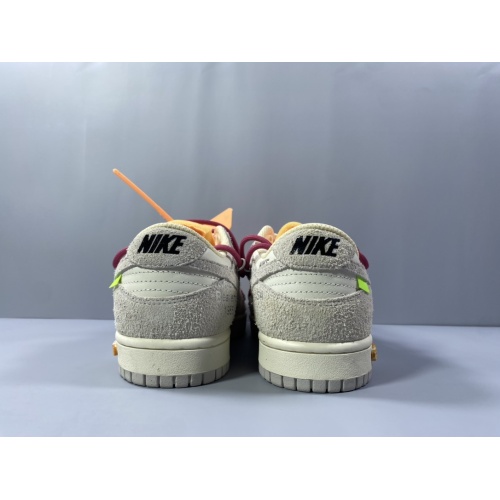 Replica Nike & Off-White Dunk-Low For Men #1063592 $108.00 USD for Wholesale