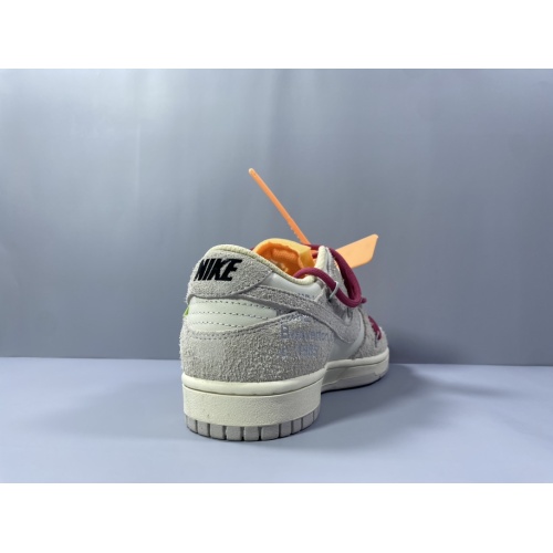 Replica Nike & Off-White Dunk-Low For Women #1063593 $108.00 USD for Wholesale