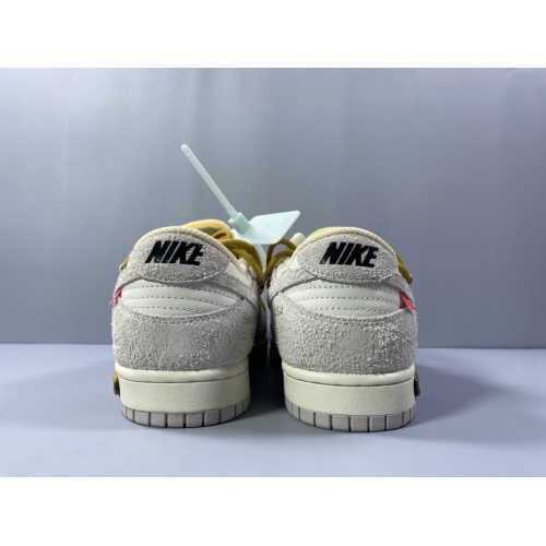 Replica Nike & Off-White Dunk-Low For Men #1063595 $108.00 USD for Wholesale