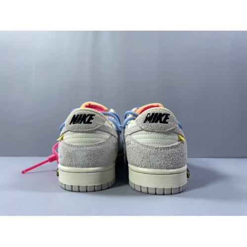 Replica Nike & Off-White Dunk-Low For Women #1063598 $108.00 USD for Wholesale