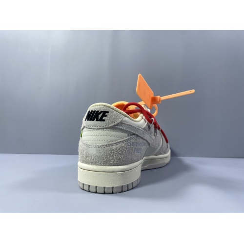 Replica Nike & Off-White Dunk-Low For Men #1063601 $108.00 USD for Wholesale