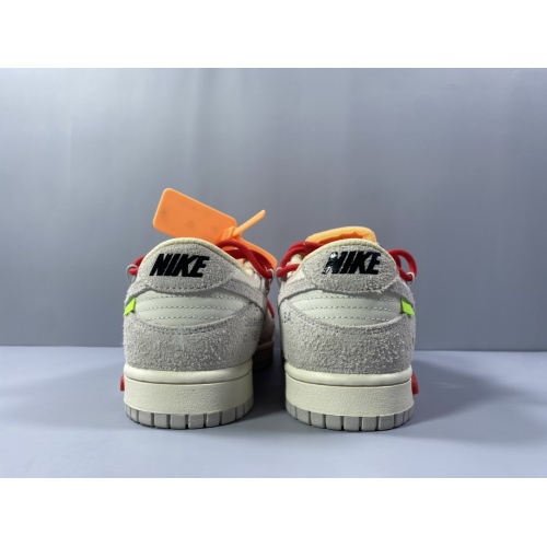 Replica Nike & Off-White Dunk-Low For Men #1063601 $108.00 USD for Wholesale