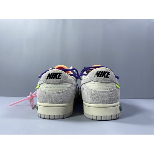 Replica Nike & Off-White Dunk-Low For Men #1063603 $108.00 USD for Wholesale