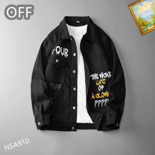 Off-White Jackets Long Sleeved For Men #1063747 $60.00 USD, Wholesale Replica Off-White Jackets