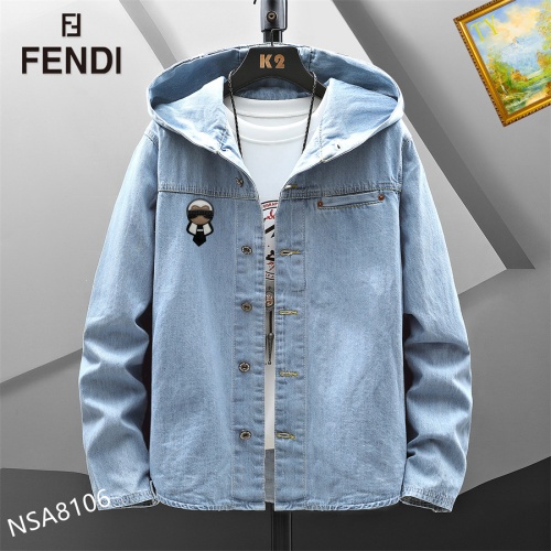 Fendi Jackets Long Sleeved For Men #1063771 $60.00 USD, Wholesale Replica Fendi Jackets