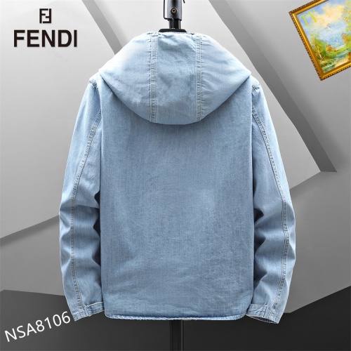 Replica Fendi Jackets Long Sleeved For Men #1063771 $60.00 USD for Wholesale