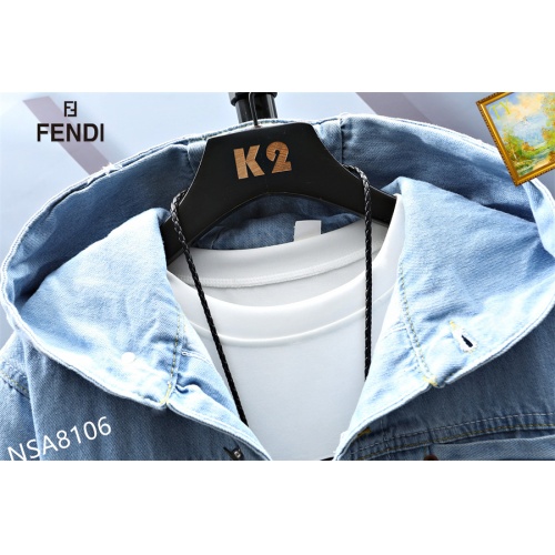 Replica Fendi Jackets Long Sleeved For Men #1063771 $60.00 USD for Wholesale