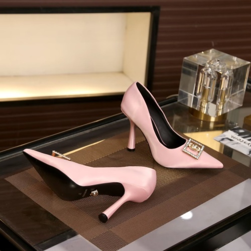 Replica Versace High-Heeled Shoes For Women #1063816 $82.00 USD for Wholesale