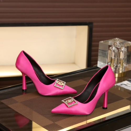 Replica Versace High-Heeled Shoes For Women #1063817 $82.00 USD for Wholesale