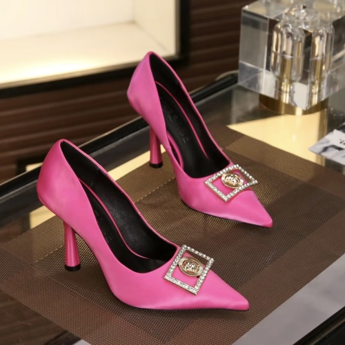 Replica Versace High-Heeled Shoes For Women #1063817 $82.00 USD for Wholesale
